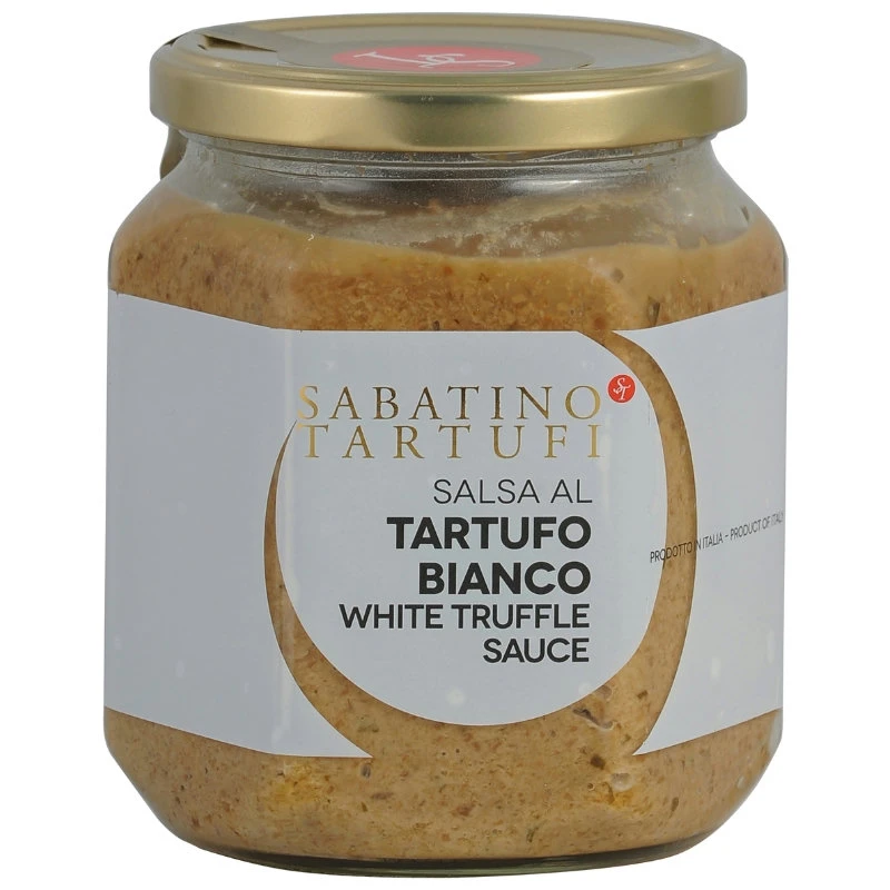 Hvit trøffelsaus 500 g 19045 by Sabatino color Svart