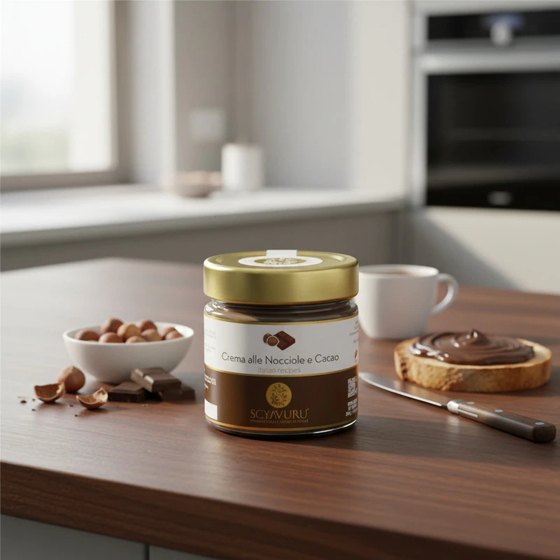 Sjokoladepålegg sjokolade og nøtt 200 g 27437 by Scyavuru color Svart