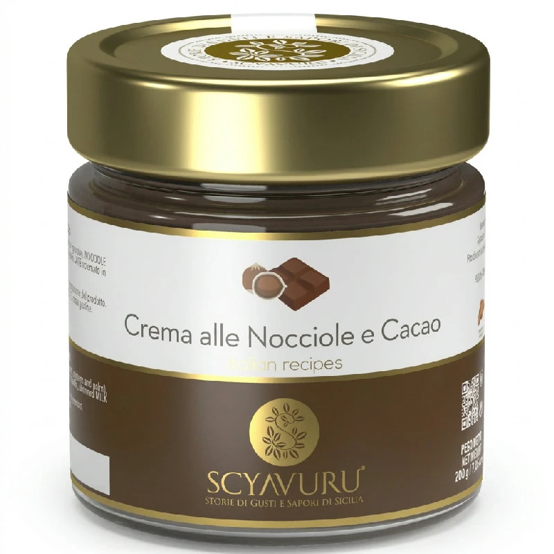 Sjokoladepålegg sjokolade og nøtt 200 g 27437 by Scyavuru color Svart