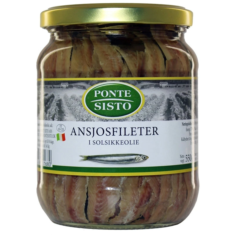Ansjosfileter 550 g 18500 by Ponte Sisto color Svart