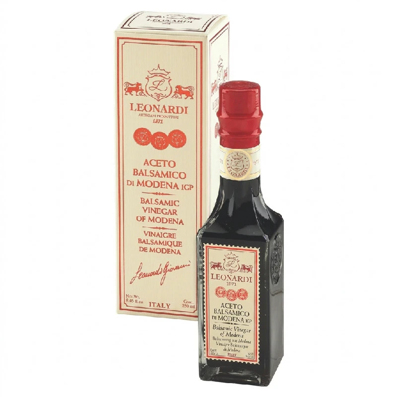 Balsamico di Modena IGP Rød 3 250 ml 12032 by Leonardi color Svart