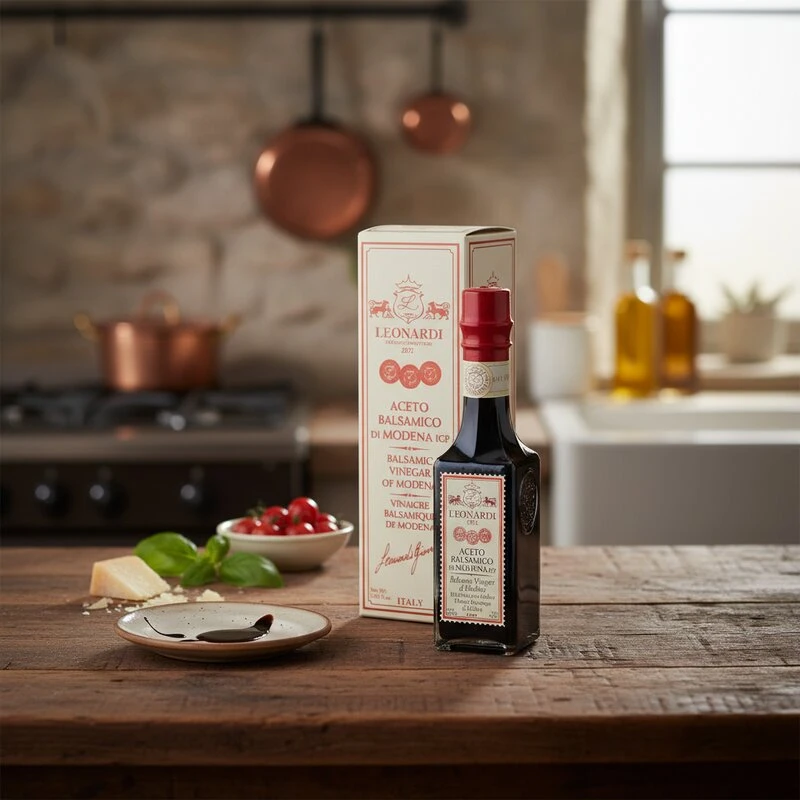 Balsamico di Modena IGP Rød 3 250 ml 12032 by Leonardi color Svart