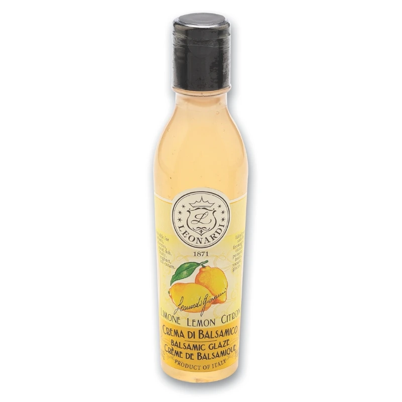 Balsamico glaze sitron PET 220 g 12053 by Leonardi color Svart