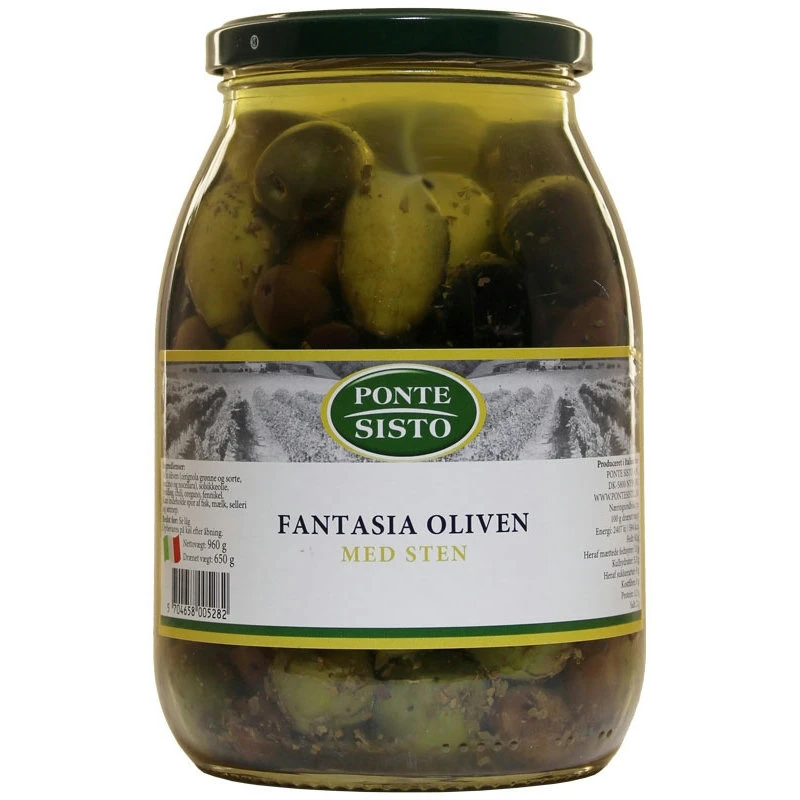 Oliven Fantasia 960 g 17565 by Ponte Sisto color Svart