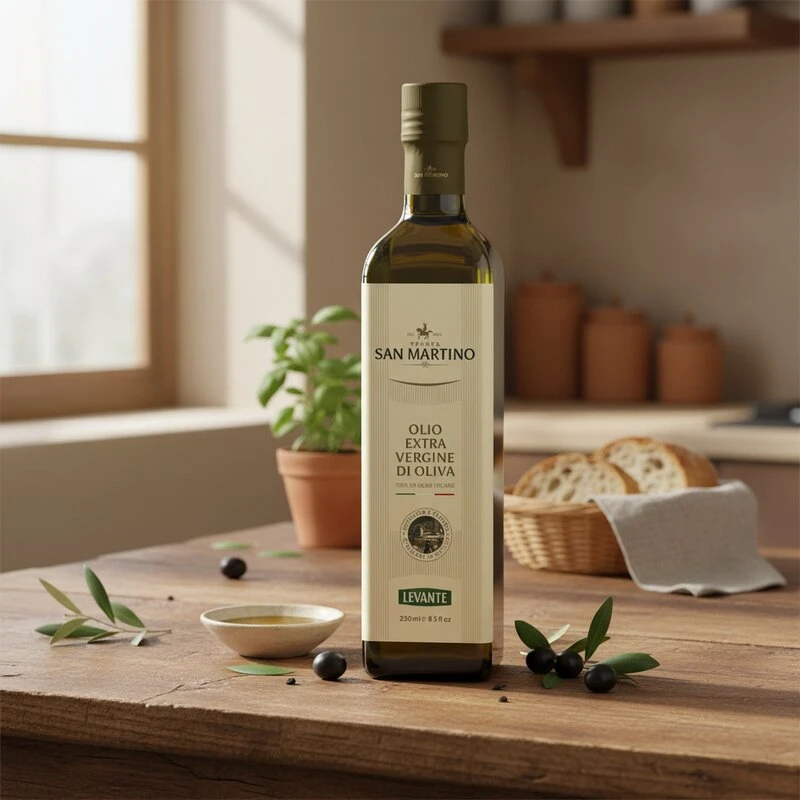 Ekstra jomfru olivenolje 100% italiensk 250 ml 15036 by San martino color Svart