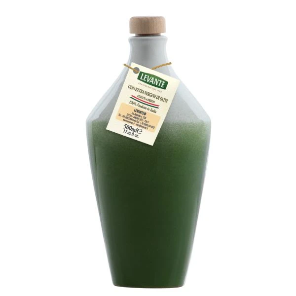 Ekstra jomfru olivenolje 100 % italiensk 500 ml keramikk 15325 by San martino color Svart