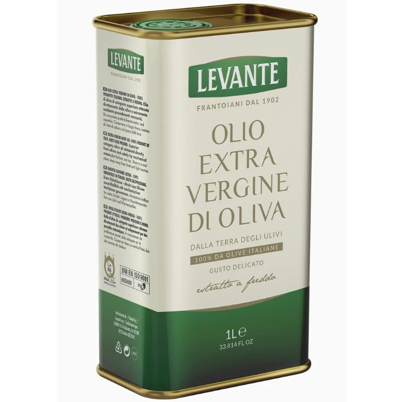 Ekstra jomfru olivenolje 100% italiensk 1 l boks 15304 by Levante color Svart