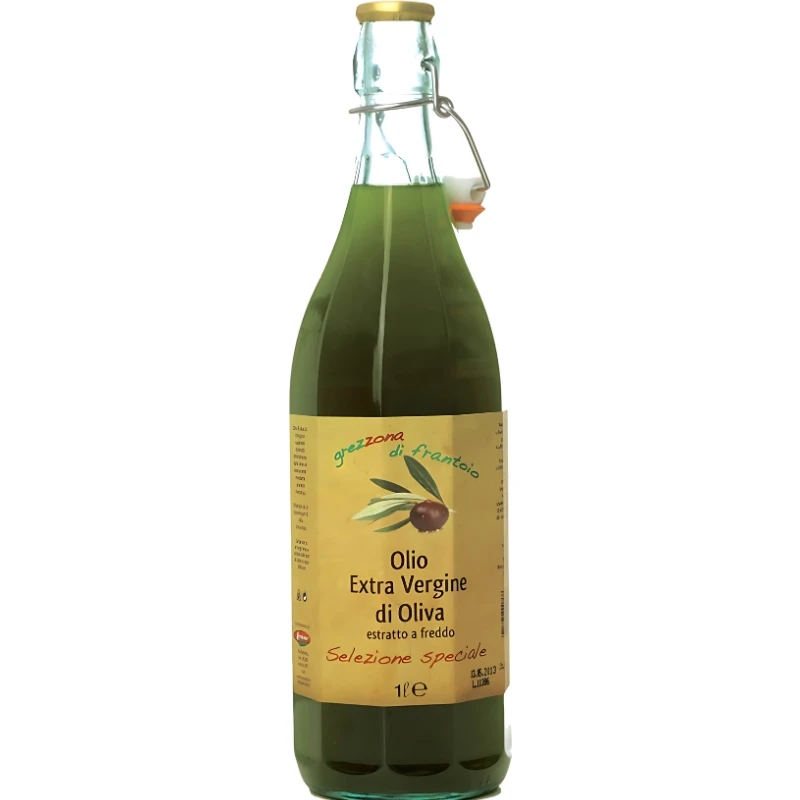 Ekstra jomfru olivenolje ufiltrert 1 l 15300 by Grezzona di frantoio color Svart