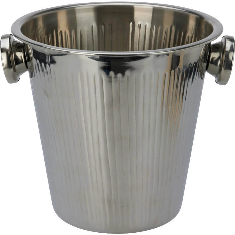 Champagnekjøler 20cm riflet A12441830 by Koop color Svart