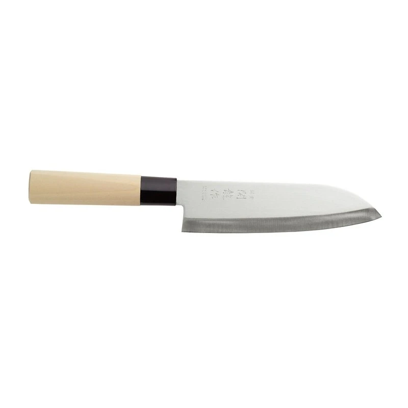 Santoku-kniv 165/395 mm rustfritt stål 845035 by Hendi color Svart