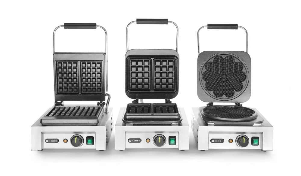 Vaffeljern Liège 230V 1500W 212103 by Hendi color Svart