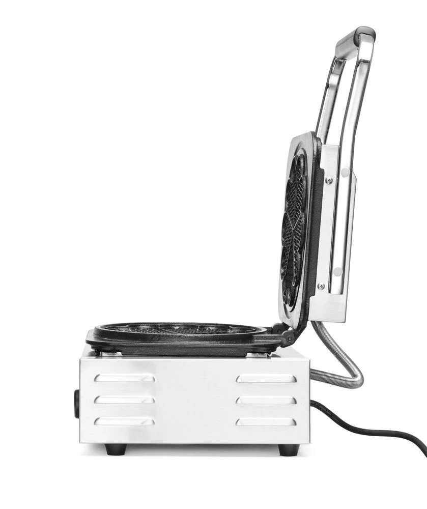 Hjerteformet vaffeljern 230V 2200W 212134 by Hendi color Svart