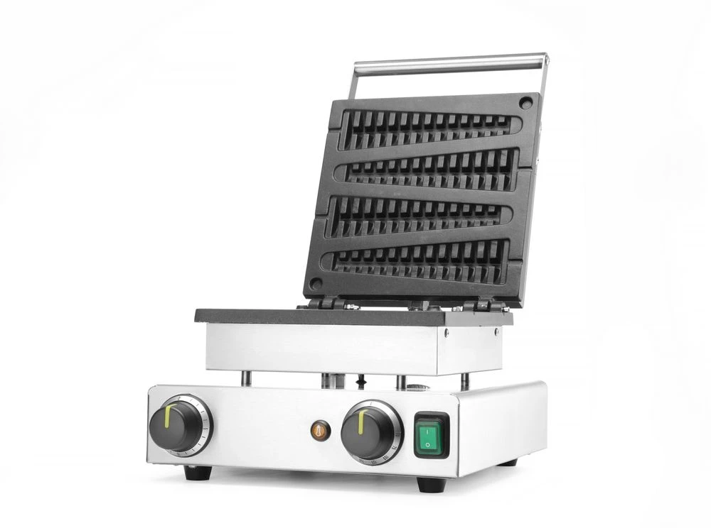 Vaffeljern for vafler på pinne til 4 vafler 212165 by Hendi color Svart