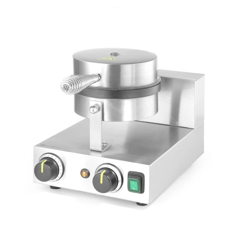 Vaffeljern rundt Ø190 mm 230V 1000W 212172 by Hendi color Svart
