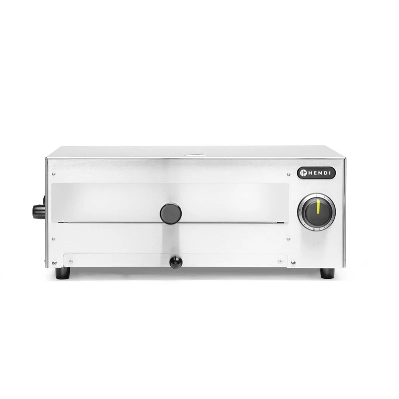 Pizzaovn rustfritt stål 480x420x195 mm 230V 1450W 220306 by Hendi color Svart