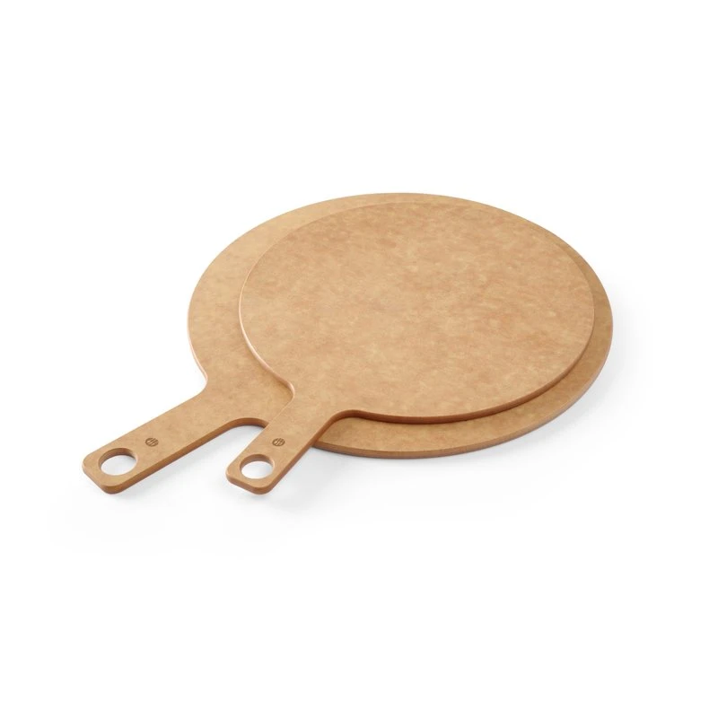 Pizzabrett med håndtak 254x340x6 mm trefiber 505526 by Hendi color Svart