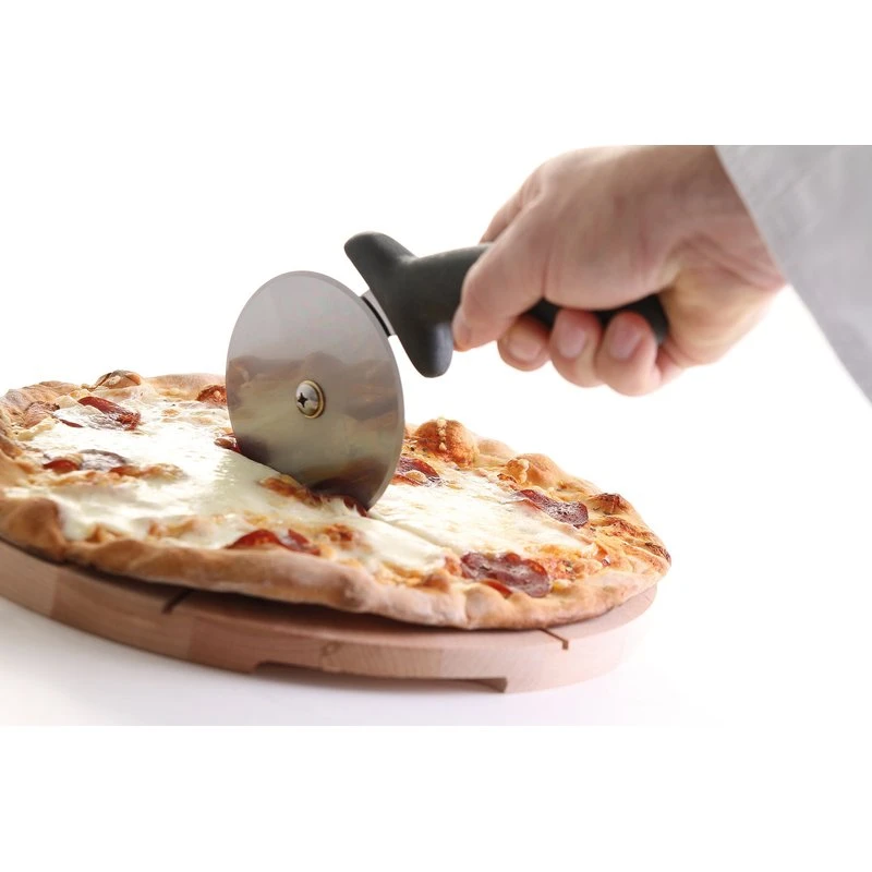 Pizzaskjærer 100x230 mm rustfritt stål, PP-håndtak 617007 by Hendi color Svart