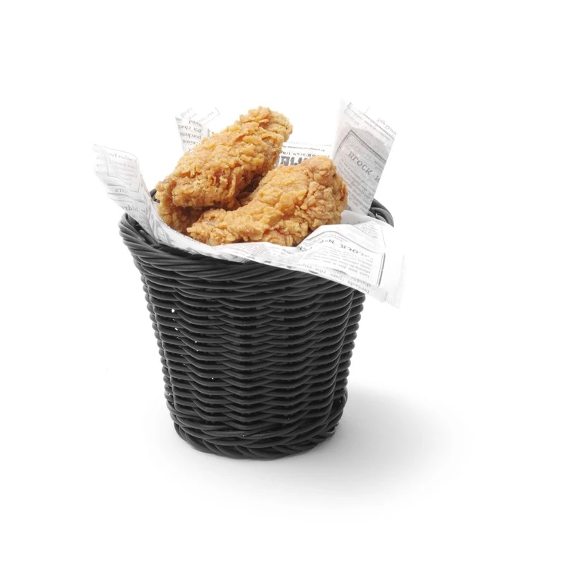 Snackkurv 130x110 mm lysegrå PP 426043 by Hendi color Svart