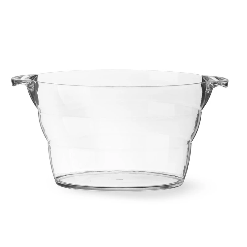 Partybalje transparent SAN oval 470x290x230 mm 593165 by Hendi color Svart