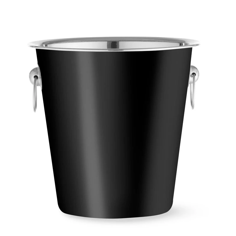 Vinkjøler med ringhåndtak 3,3 l rustfritt stål 220x190 mm 593202 by Hendi color Svart