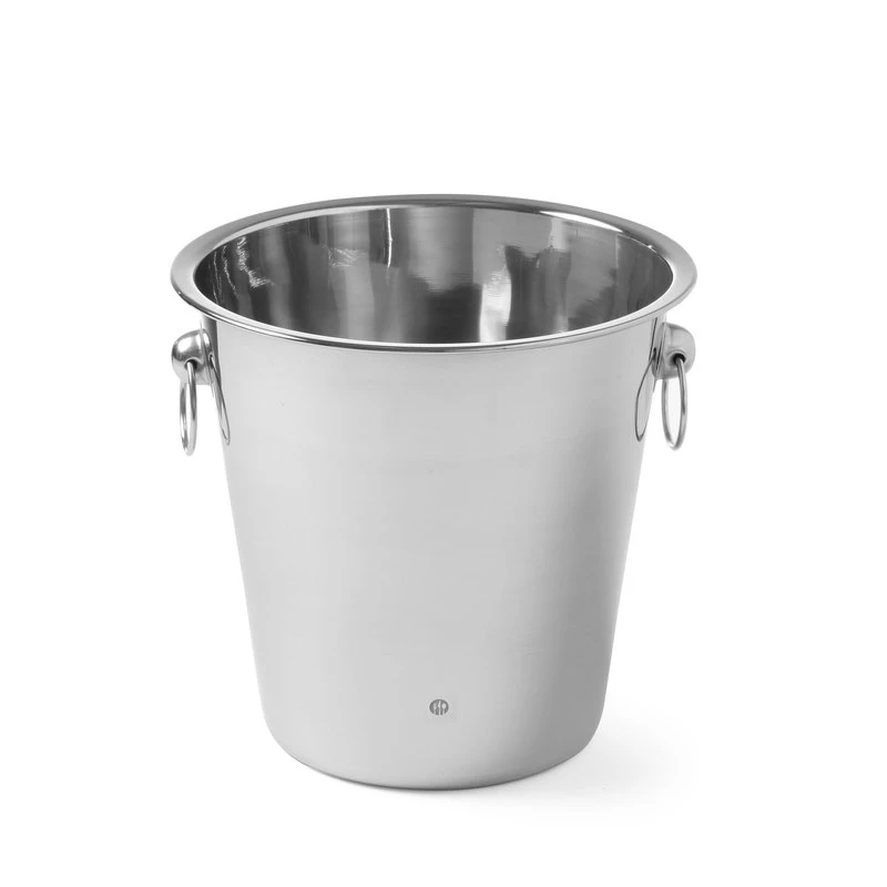 Vinkjøler med ringhåndtak 3,3 l rustfritt stål 220x190 mm 593202 by Hendi color Svart
