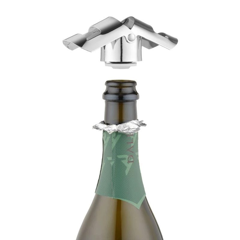 Champagnestopper i rustfritt stål 595589 by Hendi color Svart