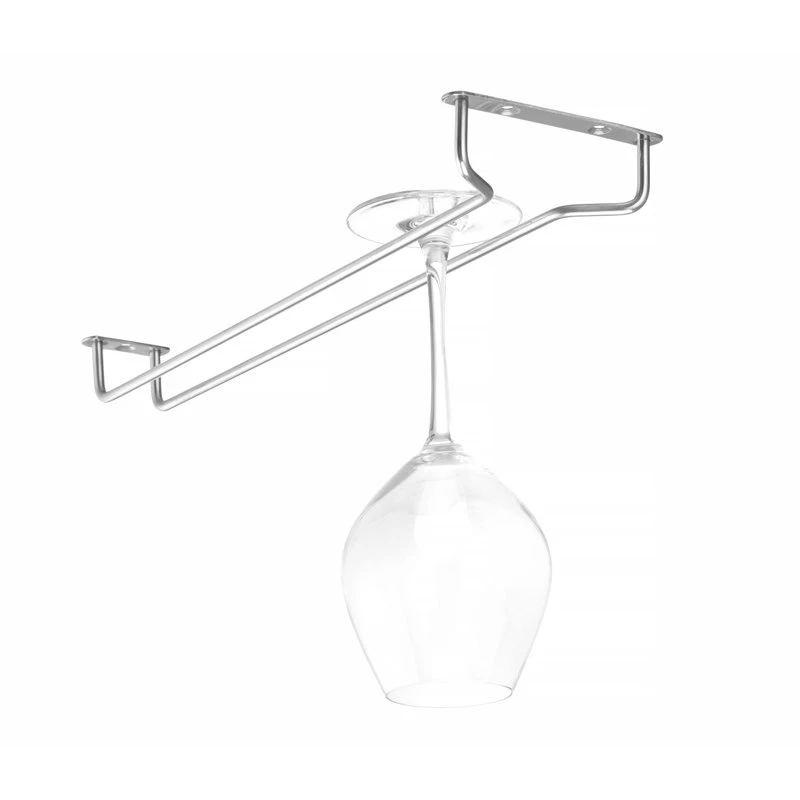 Glassoppheng rustfritt stål 1 rad 596517 by Hendi color Svart