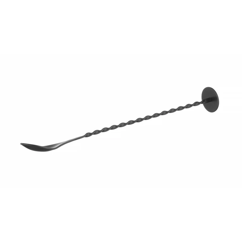 Barskje med muddler rustfritt stål sort belegg 596586 by Hendi color Svart