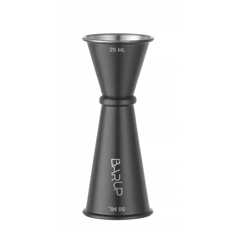 Jigger med ring sort 25-50 ml 596654 by Hendi color Svart