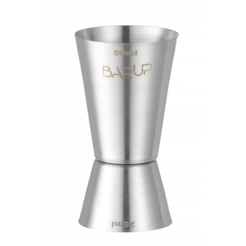 Jigger rustfritt stål 25 og 50 ml 43x85 mm 596722 by Hendi color Svart