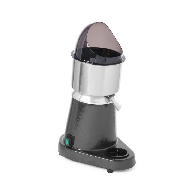 Sitruspresse med dryppebrett og antisprutlokk 230V 180W 221204 by Hendi color Silver