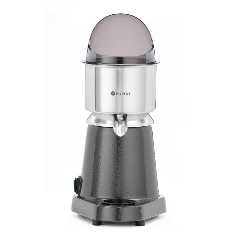 Sitruspresse med dryppebrett og antisprutlokk 230V 180W 221204 by Hendi color Silver