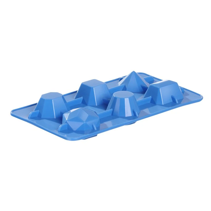 Isbitform edelstensformet silikon 6 stk. 679012 by Hendi color Svart