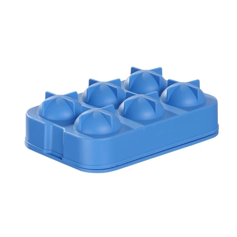 Isbitform kuleformet 6 stk. silikon 679029 by Hendi color Svart