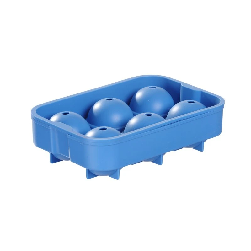 Isbitform kuleformet 6 stk. silikon 679029 by Hendi color Svart