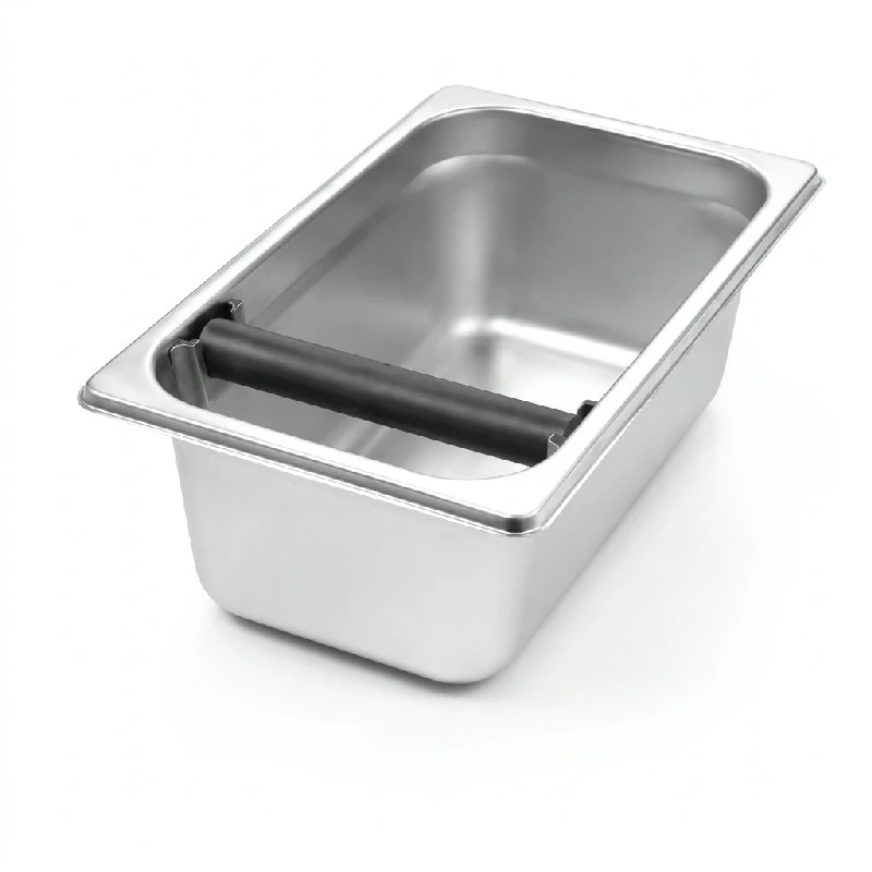 Knock box GN 1/4x100 mm rustfritt stål 208342 by Hendi color Silver