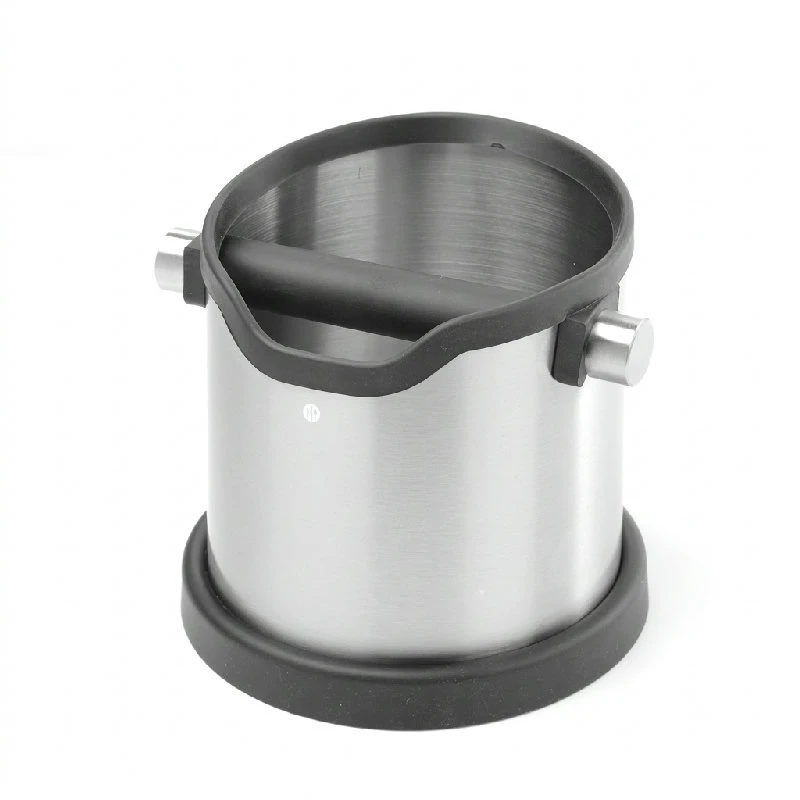 Knock box rund 153x185x165 mm rustfritt stål 208618 by Hendi color Silver