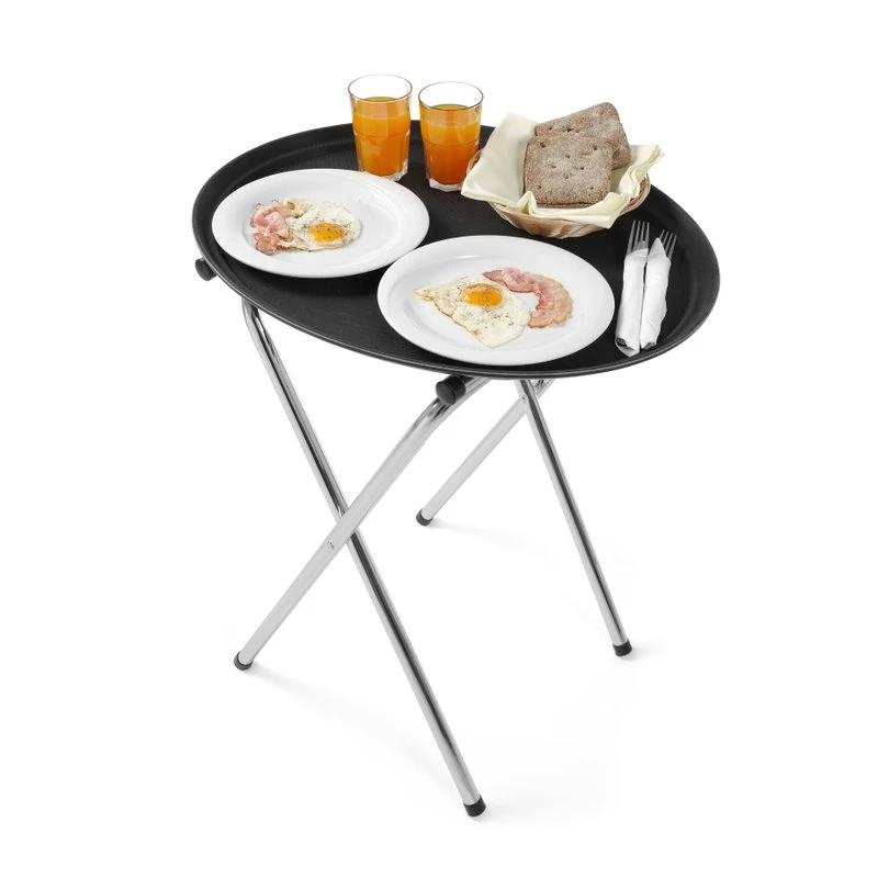 Sammenleggbart brettstativ rustfritt stål 520x410x800 mm 810507 by Hendi color Silver