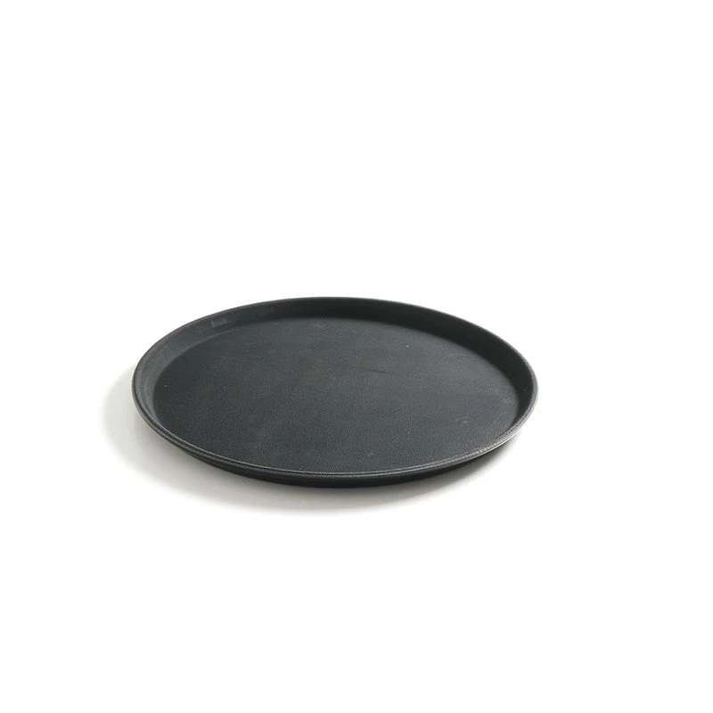 Serveringsbrett rund sort sklisikker 280x20 mm PP 878125 by Hendi color Svart