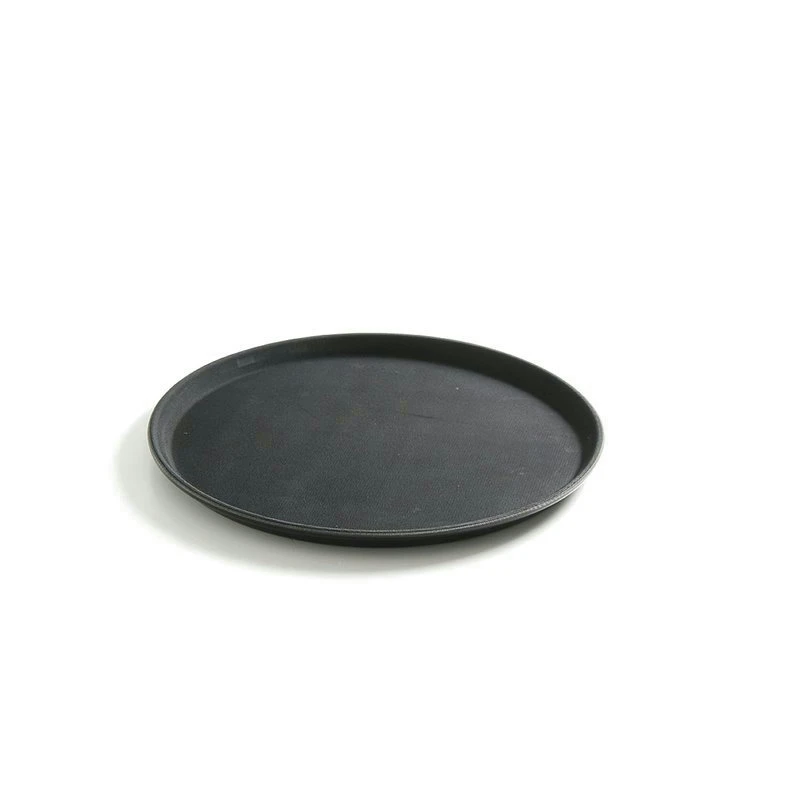 Serveringsbrett rundt sort sklisikkert 360x20 mm PP 878132 by Hendi color Svart