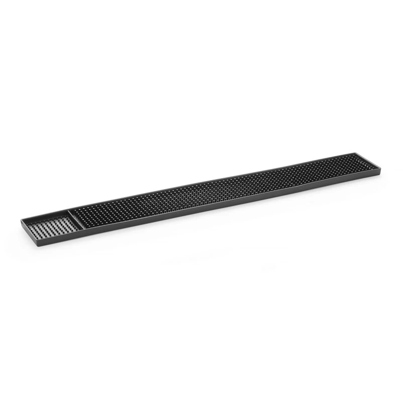Barmatte 610x80x15 mm sort gummi 597965 by Hendi color Svart