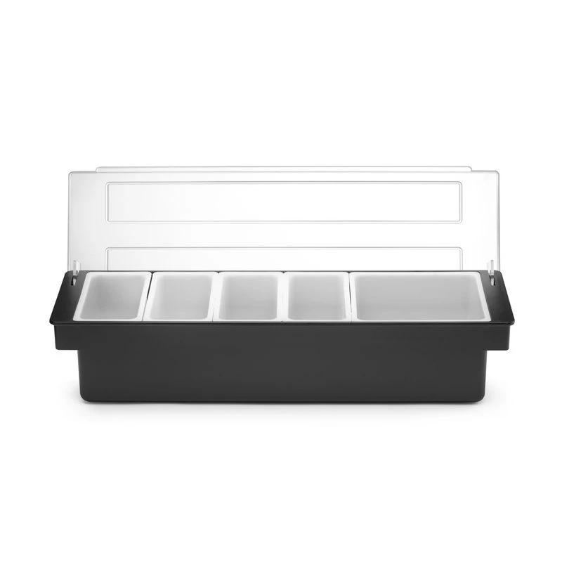 Garnityrholder 5 rom sort ABS 552131 by Hendi color Svart