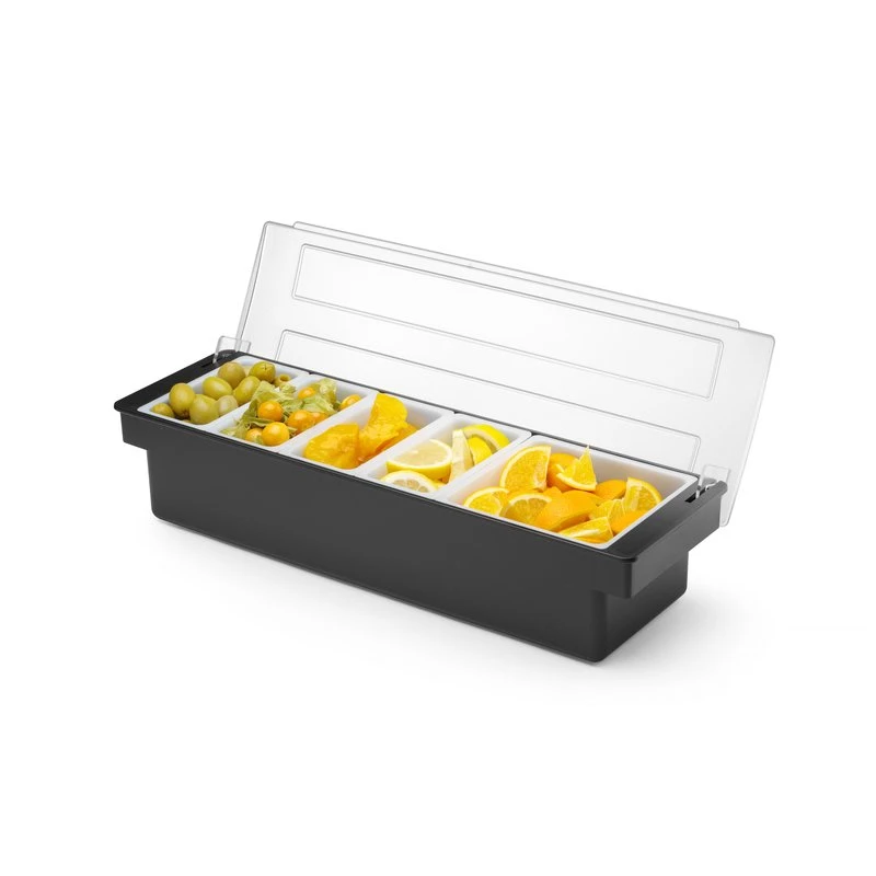 Garnityrholder 5 rom sort ABS 552131 by Hendi color Svart
