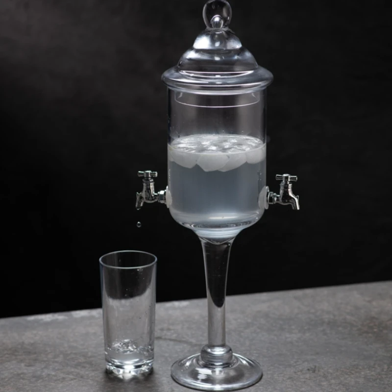 Drikkedispenser med 2 kraner 1,2 liter 14677 by Drink color Helder