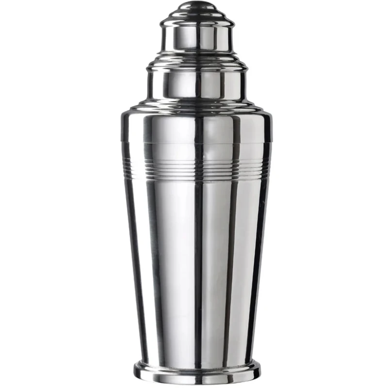 Urban Bar Footed Coley 3 Piece Shaker - Polert Sølv UB4997 by Urban Bar color Svart