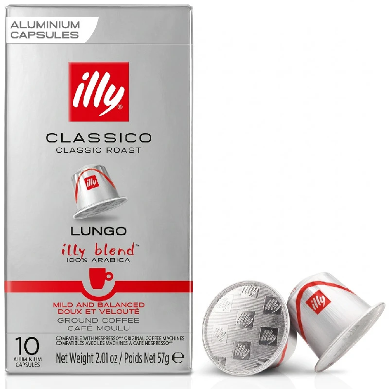Illy Nespresso Classico Lungo Kapsler 10 stk. 2001433 by Illy color Svart