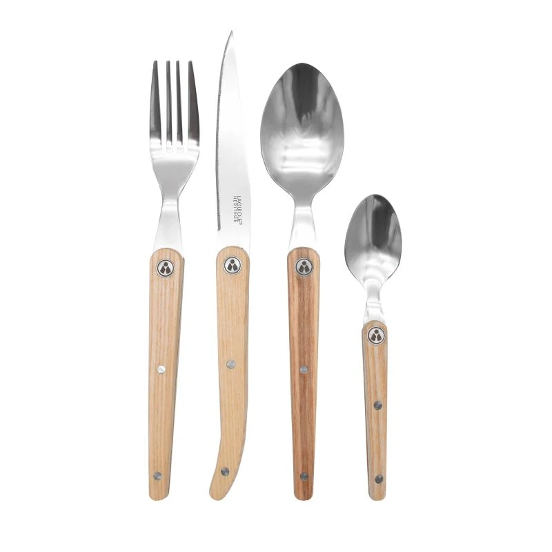 Laguiole Heritage Bestikksett i Asketre - 16 Deler 40271002 by Laguiole color Svart