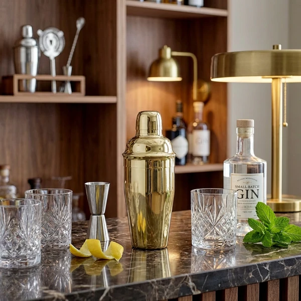 Bloomingville Cocktail Shaker - Gull, 50 cl 97306999 by Bloomingville color Svart