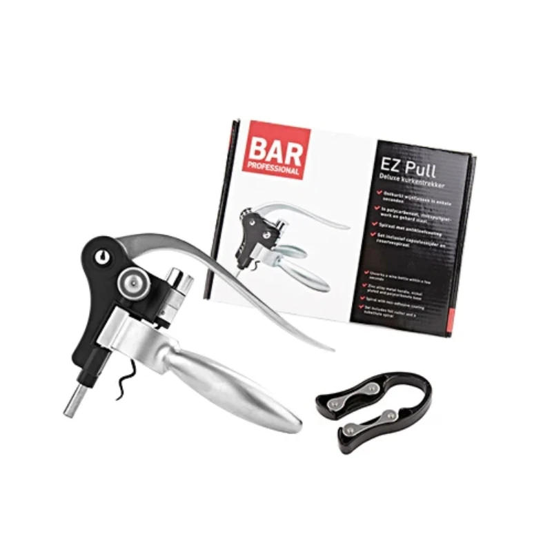 Barprofessional EZ Pull stål med foliekutter WOP0610 by Barprofessional color Svart