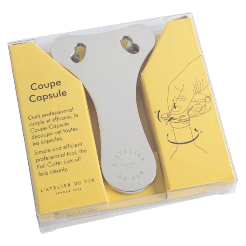 L'Atelier du Vin Coupe-capsule métal chromé - Foliekutter 95284 by L'Atelier du Vin color Svart